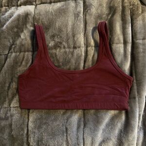 Women's Burgundy Bralette